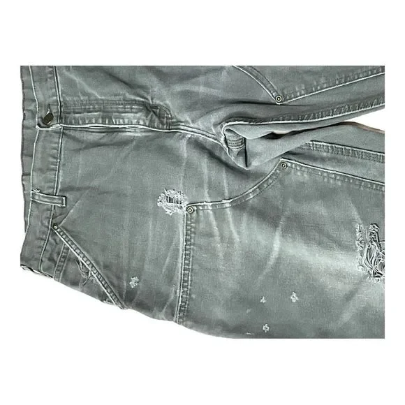 Carhartt Canvas Carpenter Distressed Cargo Pants Size W34/L32 - Picture 15 of 15